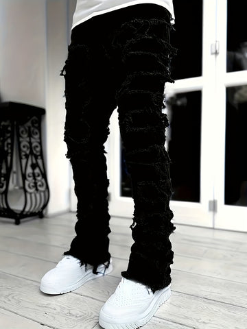 FRINGE DENIM - PANTS