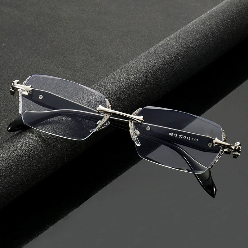 CHROMED SQUARE - GLASSES