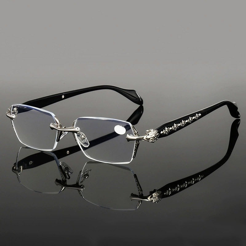 CHROMED SQUARE - GLASSES